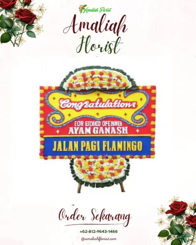 Bunga Papan Congratulation di Sukamakmur